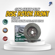GINO DISC ROTOR FRONT & REAR FOR TOYOTA CALDINA 2002-2007 ST246