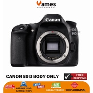 CANON 80D Body Only Kamera DSLR Original -Tanpa Lensa canon eos 80d -Vms