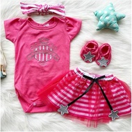babyclothing baju jumper anak perempuan lucu murah dapat jumper rok topi bahan dari katun nyaman lem