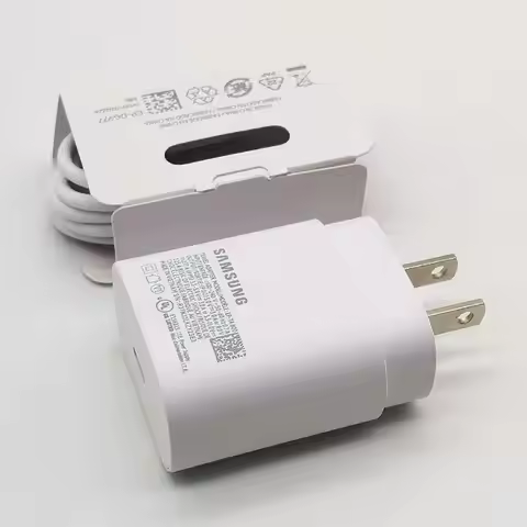For Samsung 25W US Plug Charger Super Fast Charging Adapter Type C Cable For Galaxy S20 S21 S22 S23 