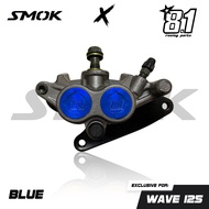 【hot sale】 SMOK X 8.1 FORMULA CALIPER (FRONT) FOR HONDA WAVE 100/125 4POT 4 POT ORIGINAL THAILAND