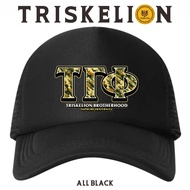 TEAM ITIK CLO TAU GAMMA PHI Fraternity Cap Fashion Sport Hat For Triskelion tgp Logo Since 1968