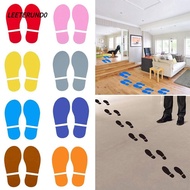 LEETERUND0 Floor Stickers, Pet Supplies Home Decor Footprint Stickers, PVC Decorative Waterproof Sta