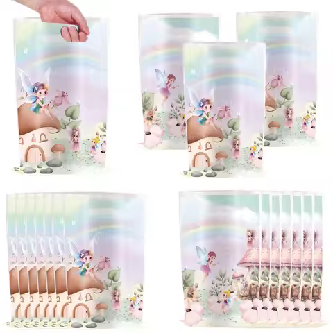 Fairy Party Hand Bag Birthday Gift Bag Party Decoration Party Bag Loot Goody Bag Packaging Butterfly