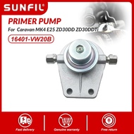 Fuel Filter Primer Pump 16401-VW20B 16401VW20B Fits Caravan MK4 E25 ZD30DD ZD30DDTi 