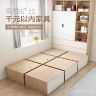 Cabinet Multifunctional Table Bed Storage Sofa Bed Storage Box Tatami Rubik's Cube Bedroom Combinati