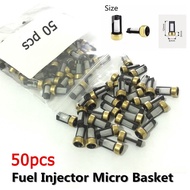 【BET】50pcs Fuel Injector  Basket Filter Fit For  Injector Repair Kits[my]
