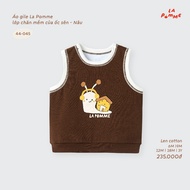 LP (6M-3Y) - La Pomme vest with snail's soft blanket - SS26.T8B -LF07A