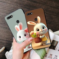 Huawei y7 prime 2018 / huawei y7 pro 2018 Case With Super Cute Rabbit Print