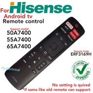 Smart TV Remote Control For Hisense ERF3169H 50B7200UW / 55B7200UW / 65B7200UW / 50A7400F / 55A7400F