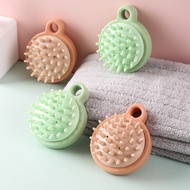 Shampoo Brush Does Not Hurt Hair Silicone Wet And Dry Massage Brush Bath Hair Smooth Hand Round Sham