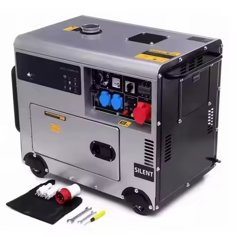 YHS 5kw 6kw 7kw 8kw Generator Diesel Power Generators Price Portable Silent Electric Start 220V AC S