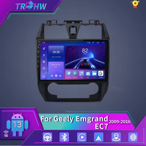 for Geely Emgrand EC7 1 2009-2016 Car Multimedia 4G GPS 2din autoradio Wireless CarPlay Android Auto