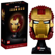 Lego Marvel Super Heroes Iron Man Helmet for Children Building Blocks Toys for Marvel Movie Fans Bir