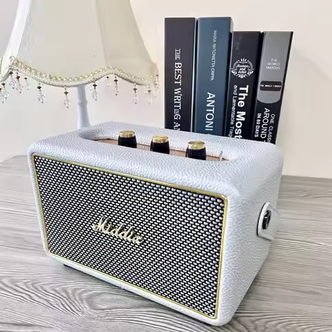 M5 Wireless Portable Retro Art Bluetooth Speakers Wooden Home Computer Wireless Subwoofer Caixa De S