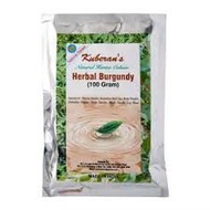 kuberan's natural henna color herbal burgundy 100grm