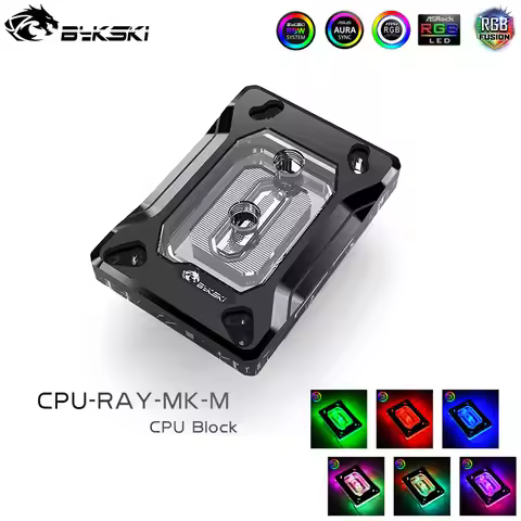 Bykski CPU-RAY-MK-M PC water cooling Radiator cpu cooler Water Block for AMD Ryzen 3/Ryzen5/Ryzen7/T