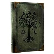 A5 PU Leather 6-Ring Refillable Notebook Cover Without Filler Paper, A5 Planner Binder Loose Leaf No