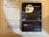 全新 Samsung 990 PRO 2TB M.2 SSD 未開盒 行貨 五年保養