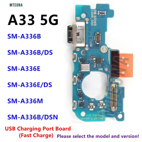 USB Type-C Board Dock Charger Connector Quick Charging Port Flex Cable For Samsung Galaxy A33 5G SM-