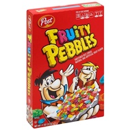 Post Fruity Pebbles Sweetened Rice Cereal (11oz) 311g. โพสต์ ฟรุ๊ตตี้ เพ็บเบิ้ลส์ ซีเรียล รสผลไม้รวม