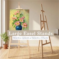 🇲🇾 Premium Adjustable Large Art Easel Stand 90cm 120cm 150cm 175cm Pine Wood Easy Assembly Durable A