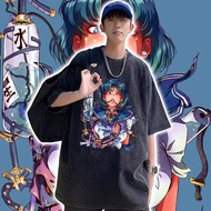 水星仙子 水野亞美 賽博龐克美少女戰士 做舊水洗純棉短TEE 台灣製