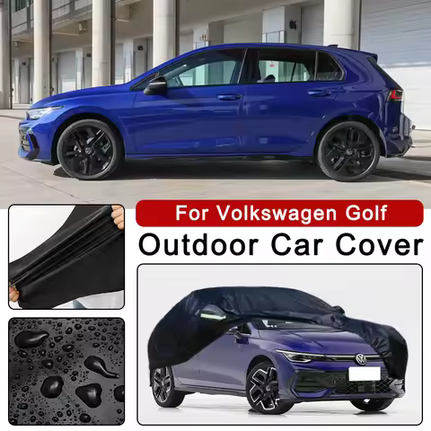 For Volkswagen Golf MK4 MK5 MK6 MK7 MK8 Outdoor Waterproof Dustproof UV Resistant Car Cover Protecto
