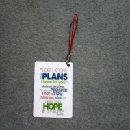 100 Pcs Bible Qoutes Verse Laminated Keychain Customized For Birthday, Wedding Events Gatherings