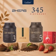 【Ready Stock】🔥LaZior 2HERS Meal Replacement 营养代餐 (Cocoa / Mocha / Milk Tea / ZIORGURT) 低卡饱腹