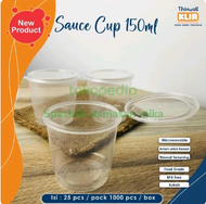 Thinwall KLIR Sauce Cup 150ml / Tempat Saus 150ml Isi 25pcs