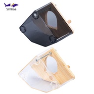 [Simhoa] Bird Breeding Box Parrot Nest Bed Hatching Acrylic Side Open Breeding Bird Cage for Cockato