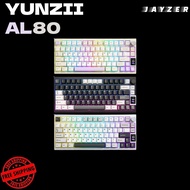 SG YUNZII AL80 Mechanical Keyboard Aluminum Alloy Tri Mode QMK/VIA
