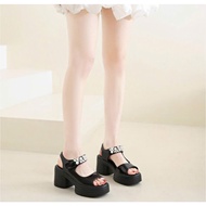 [ HÀNG XỊN ] SANDAL CAO GÓT QUAI ĐÍNH ĐÁ 7CM M28