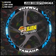 Yamaha Mio I 125 Reflectorized Mags Sticker #1