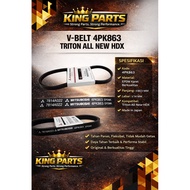 Vanbelt Triton all new hdx fan belt/ (4PK 863)