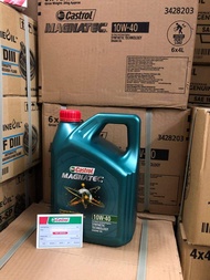 🇲🇾HOT SALES 🔥 Castrol Magnatec 10W40 4L Semi Synthetic Engine Oil  Petrol Diesel +Oil Filter Proton Perodua Nissan Suzuki Toyota