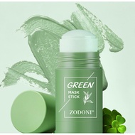 Malaysia ready stock Green tea stick mask Solid facial mask moisturizing cleansing facial mask mud men and women