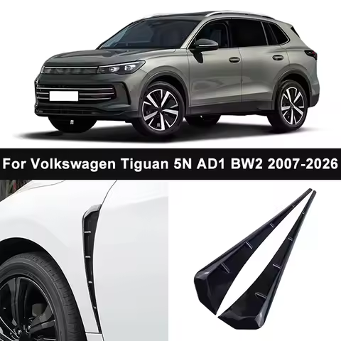 Volkswagen Tiguan Accessories Fender Side Vents Air Wing Cover Trim 2Pcs TPU Decorative Stickers For