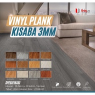Vinyl Floor Tile 3mm Kisaba Vinyl Floor/ with Wood Pattern Vinyl Sheet/