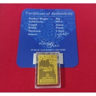 10g Public Gold Bungamas Series Bar PG 10g (Au 999.9)