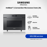 Samsung MC35R8088LC/SP, Convection Microwave Oven, 35L, Charcoal Gray, with HotBlast™