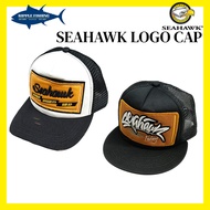 SEAHAWK YELLOW LOGO WHITE CAP / BROWN LOGO BLACK CAP
