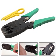 RJ45 CAT5 RJ11 RJ12 LAN Cable Wire Crimper Crimp Plier Strip Tool Green