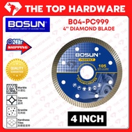 *READY STOCK* BOSUN B04-PC999 UV PAINTING SUPER THIN TURBO BLADE 4" DIAMOND CUTTING WHEEL