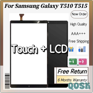 [QOSK] 100% ทดสอบจอแอลซีดีสำหรับซัมซุง Galaxy Tab A 10.1 2019 T510 T515 T517 SM-T515 SM-T510ชิ้นส่วน