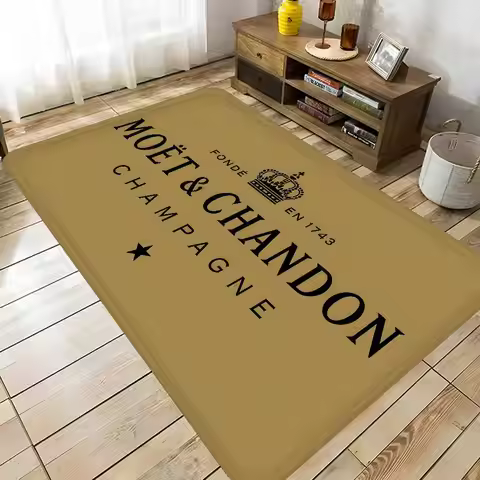 Champagne M-Moet &Chandon Entrance Door Mat Nordic Style Bedroom Living Room Doormat Home Balcony An