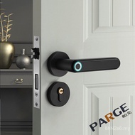 Door Handle Gopa Open Black Hole Fingerprint Lock Lock Office Smart Fingerprint-Free Indoor Study Un