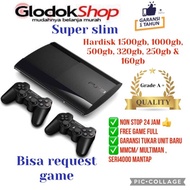 |BEST| PS3 ASLI SUPERSLIM SERI 4000 HDD 1500gb, 1000gb, 500gb,
