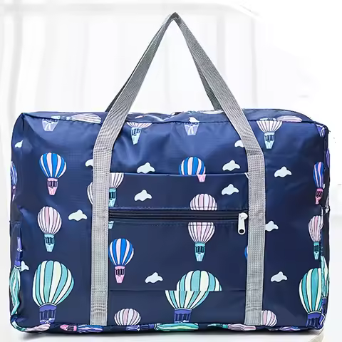 Portable Foldable Travel Duffle Bag Large capacity sports Gym Bag, Lightweight carry on Luggage Duff